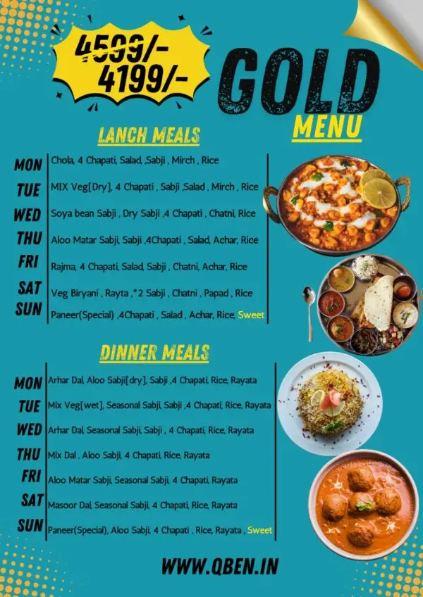 Gold Menu