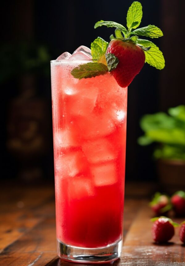 Strawberry Watermelon Mocktail