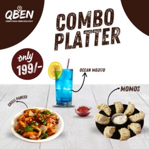 Chilli Paneer+ Momos+ Ocean Mojito